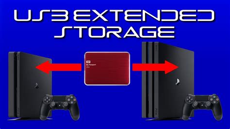 USB extended storage on PS4 consoles .
